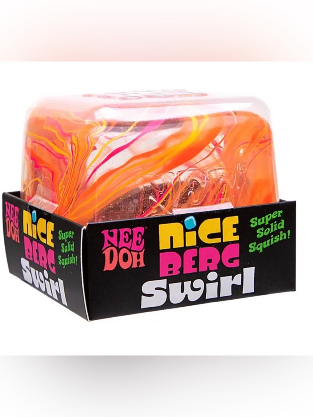 Nee Doh Nice Berg Swirl- Orange